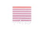Mijölnir Sultan Toalla de playa fouta Fuchsia, White